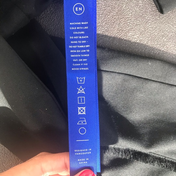 Kit and Ace Straight Talk Black Pants - Picture 10 of 12